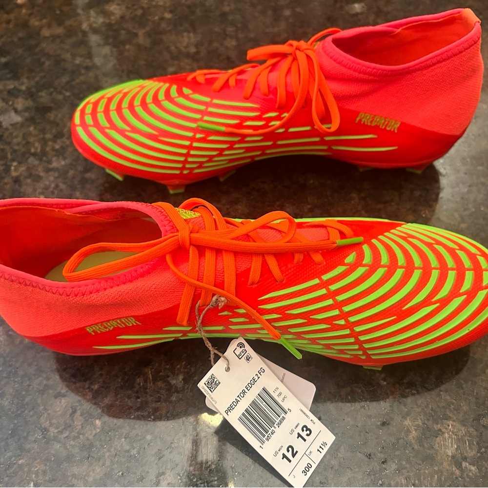 NEW Adidas Predator Edge .2 FG Soccer Cleats.